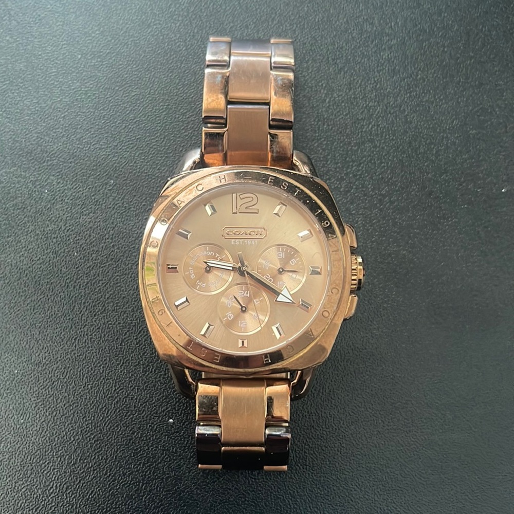 Coach Rosegold Watch